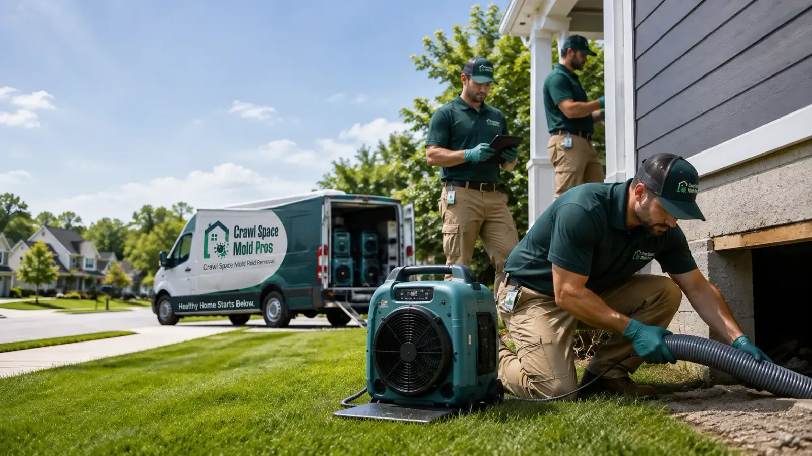 Crawl Space Mold Removal in Crozet, VA